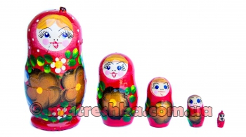 Матрешка 5 мест (малая)