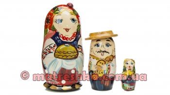 Матрешка 3 мест